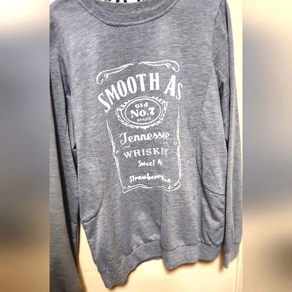 Smooth like Tennessee whiskey medium light long sleeve top ladies $ SALE $